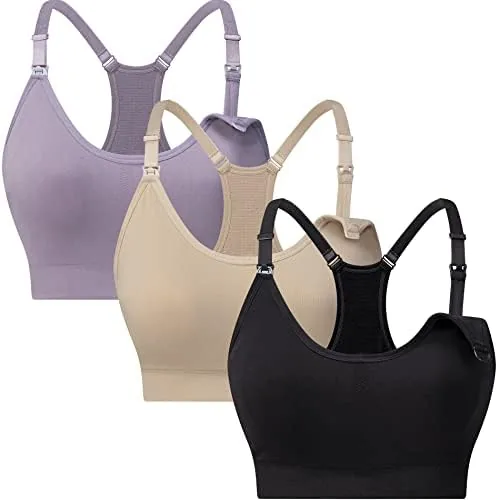 suekaphin nursing sports bra for womenpregnancy workout brasmaternity sports brasports nursing bralette for large breastsnalarge